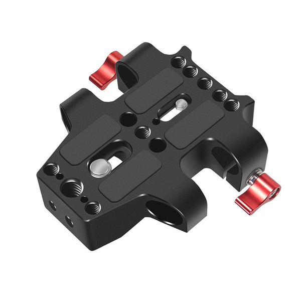 HILLOGEAR Quick Release Plate with 15mm Dual-Rod Clamp